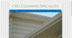 Desktop Screenshot of ckccleaning.com